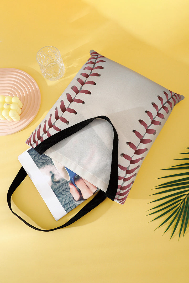 a baseball pillow with a picture of a baseball on it