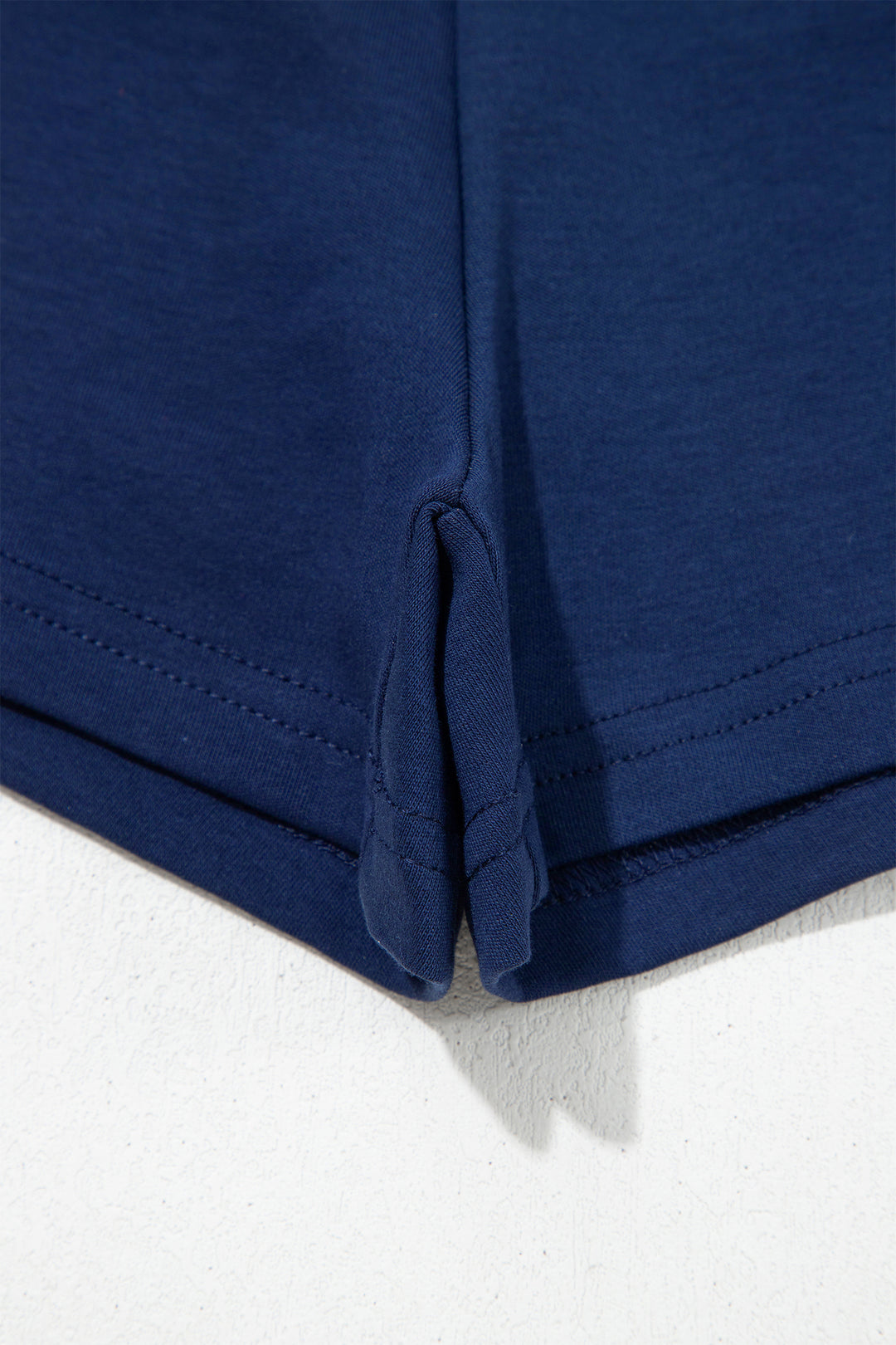 Dirty blue Contrast Trim U Neck Sleeveless Mini Dress