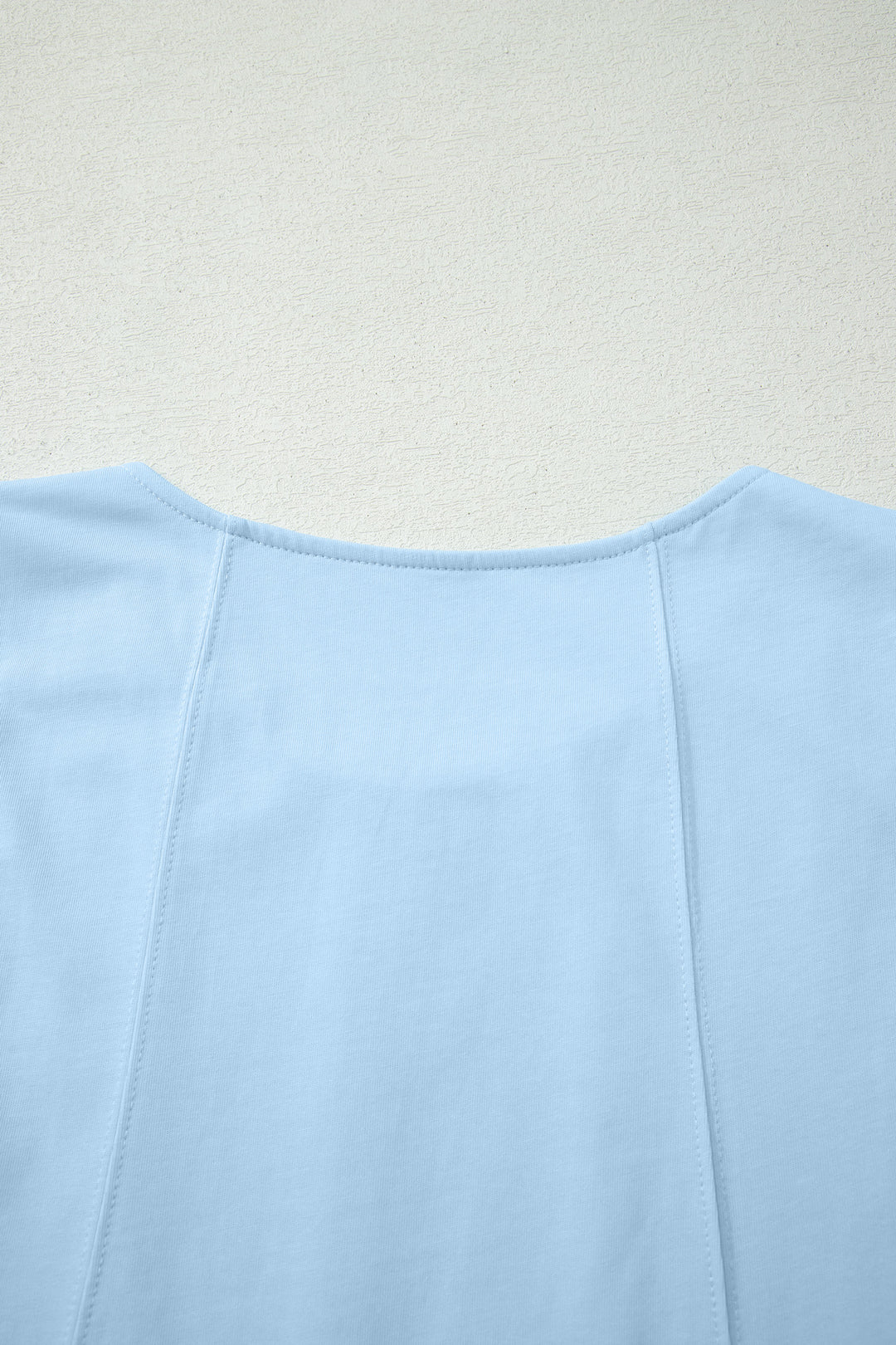 Stitched Detail Loose Tank Top Cotton 2pcs Short Set