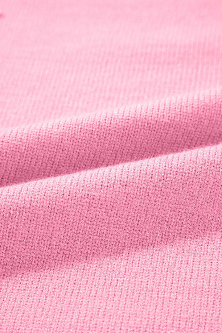 a close up of a pink fabric