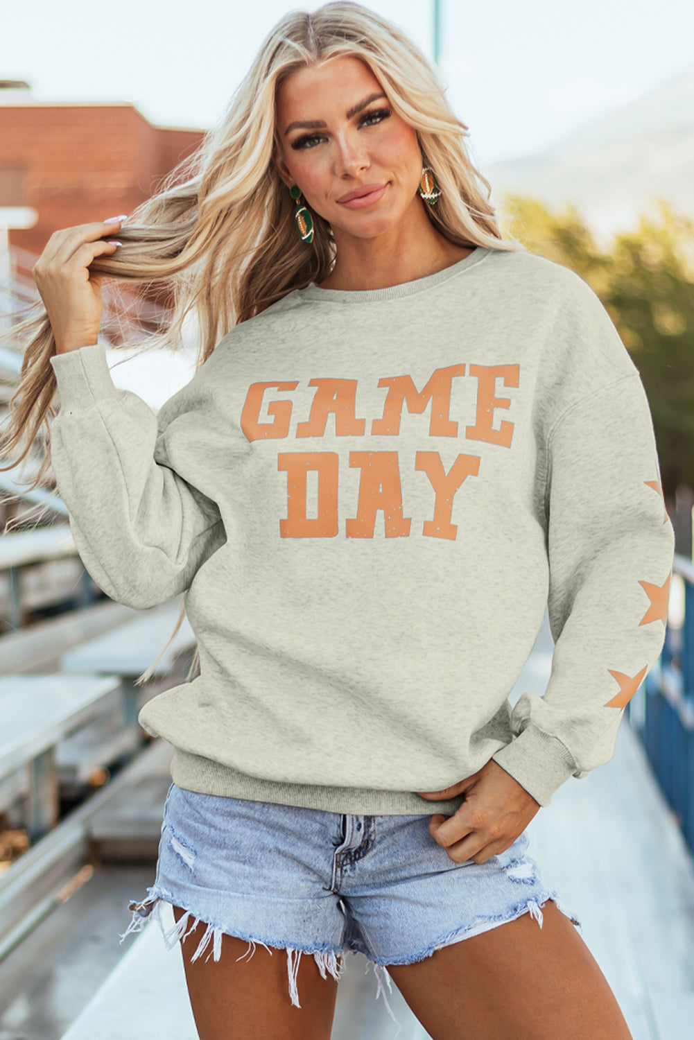 Game Day Graphic Football Season Sweatshirt