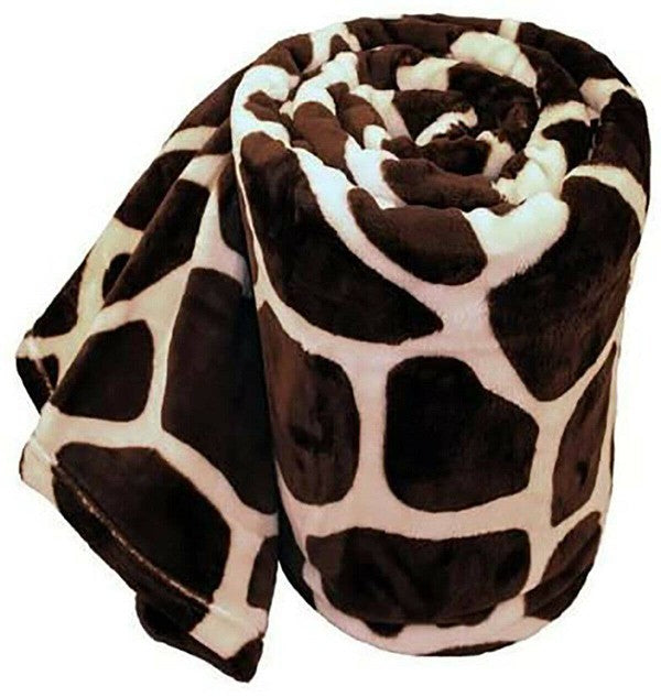 Giraffe Super Soft Cozy Bed Throw Flannel Blanket