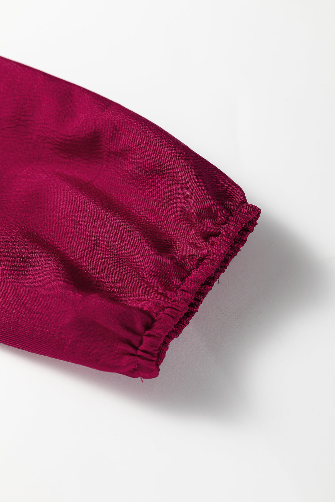 Solid color Long Sleeve Button V Neck Tiered Maxi Dress