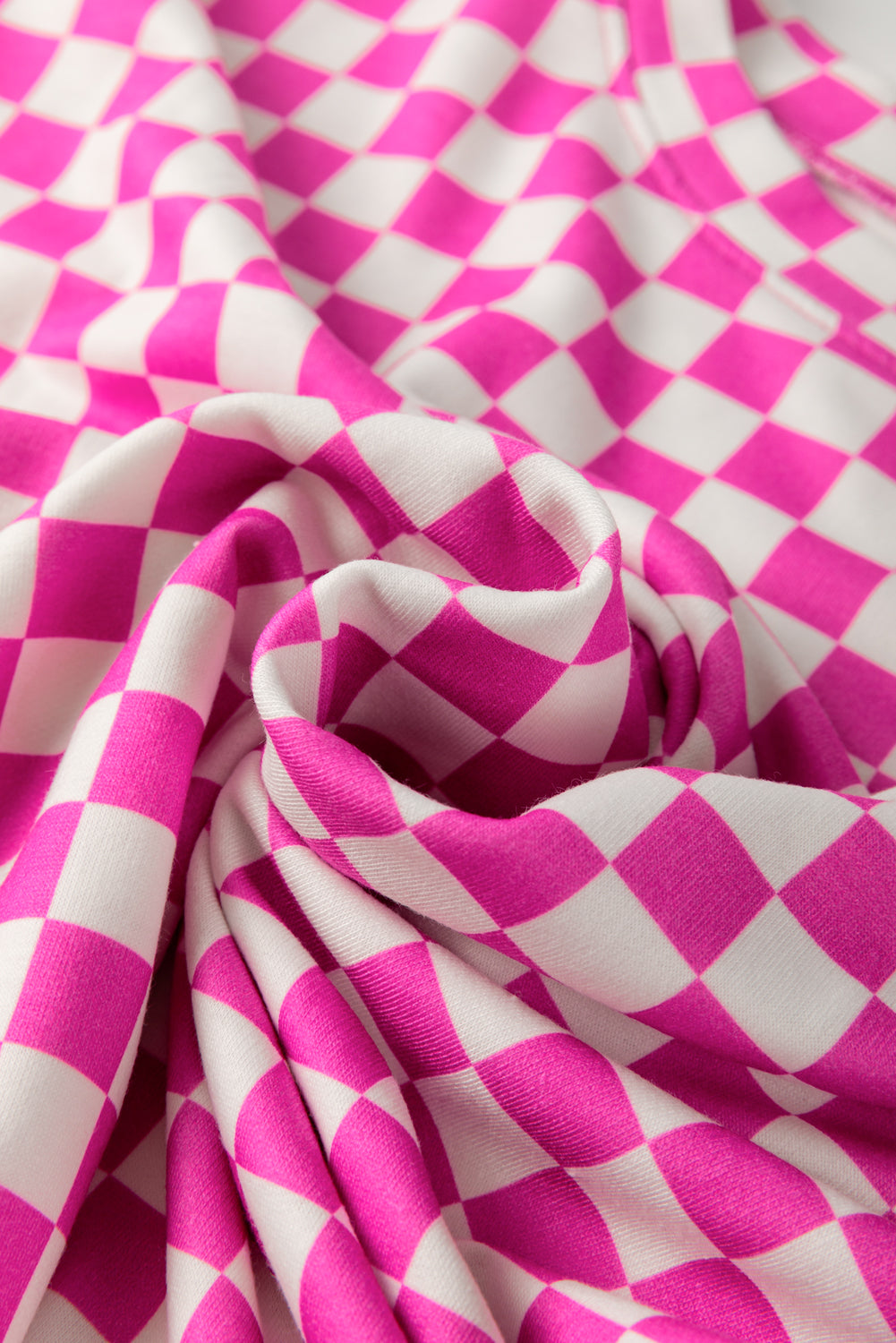 Checkered Top and Short Casual 2pcs Set