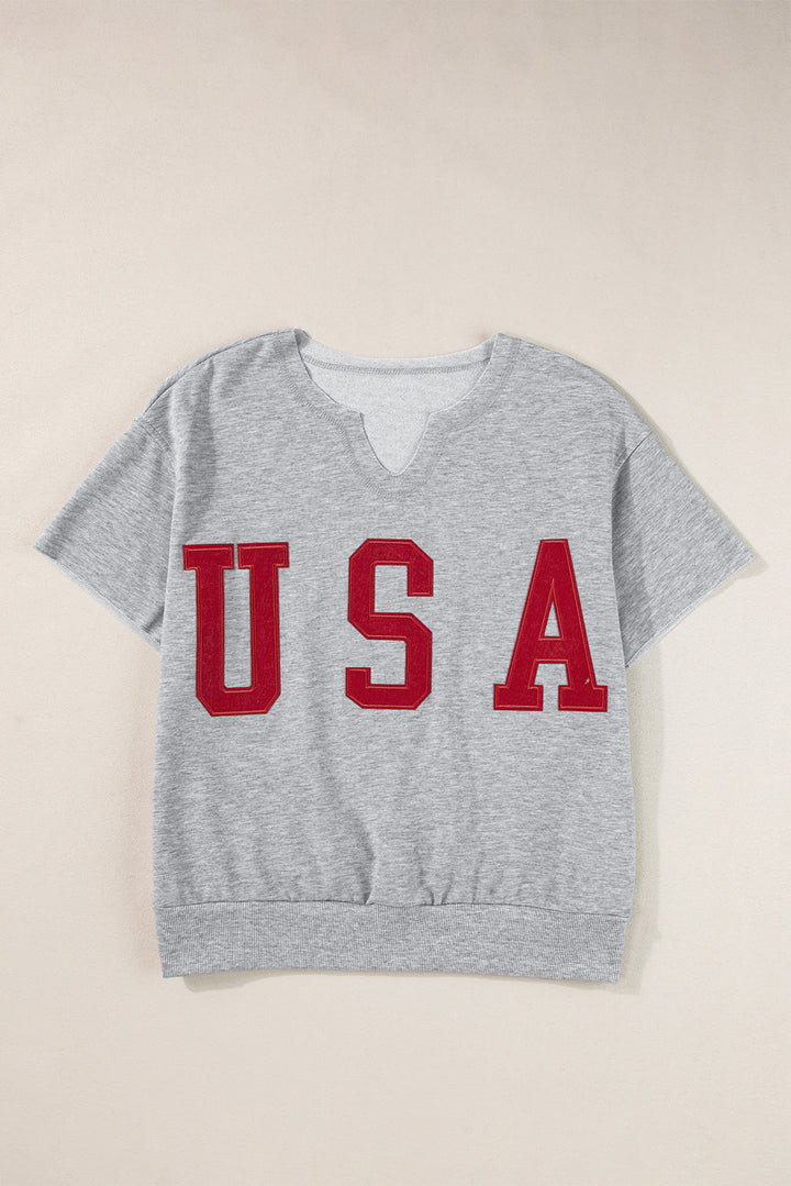 a sweater with the word usa printed on it