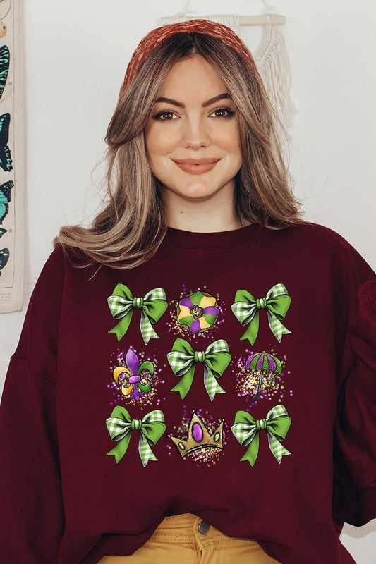 Mardi Gras Graphic Sweatshirt