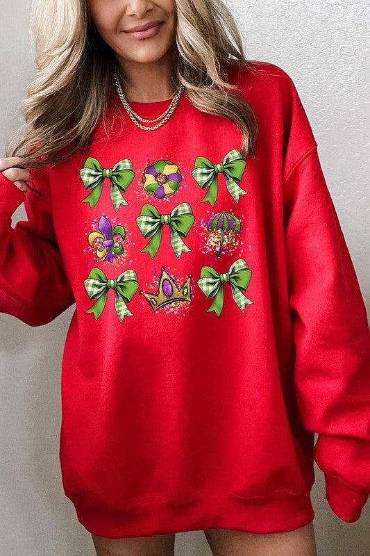 Mardi Gras Graphic Sweatshirt