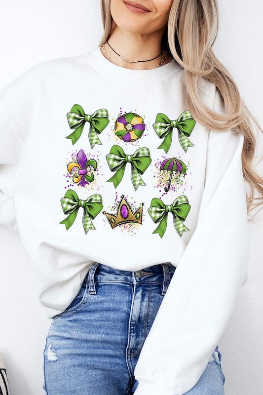 Mardi Gras Graphic Sweatshirt