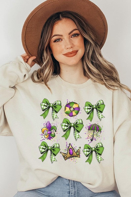 Mardi Gras Graphic Sweatshirt