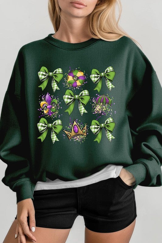 Mardi Gras Graphic Sweatshirt