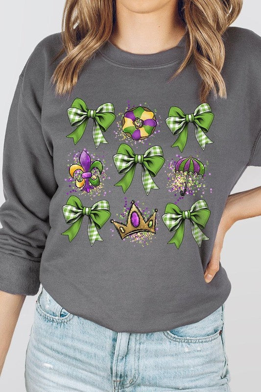 Mardi Gras Graphic Sweatshirt