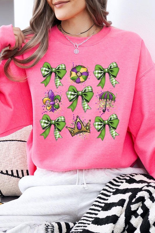 Mardi Gras Graphic Sweatshirt