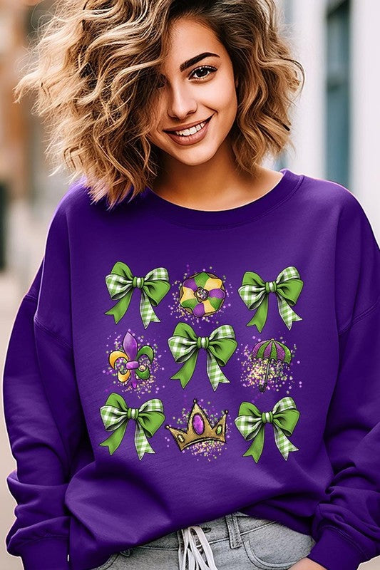 Mardi Gras Graphic Sweatshirt