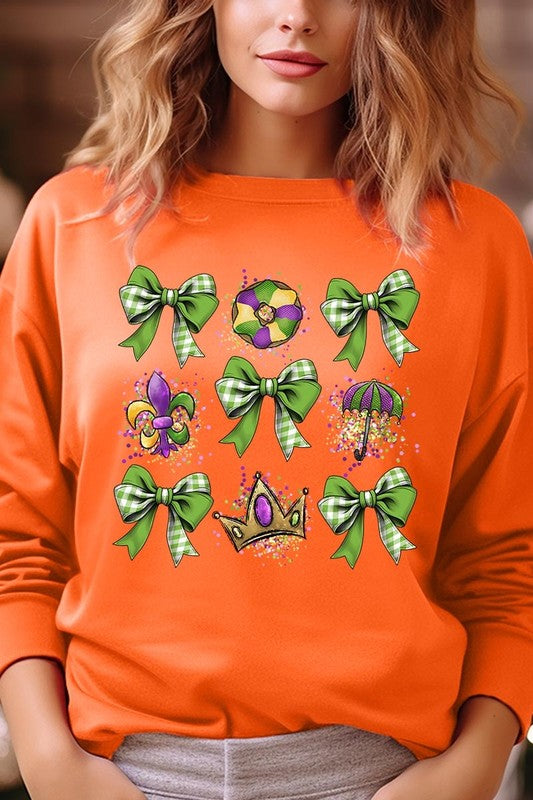 Mardi Gras Graphic Sweatshirt