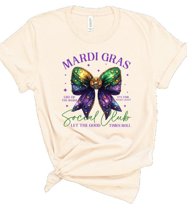 Mardi Gras Social Club Graphic Short Sleeve Tee