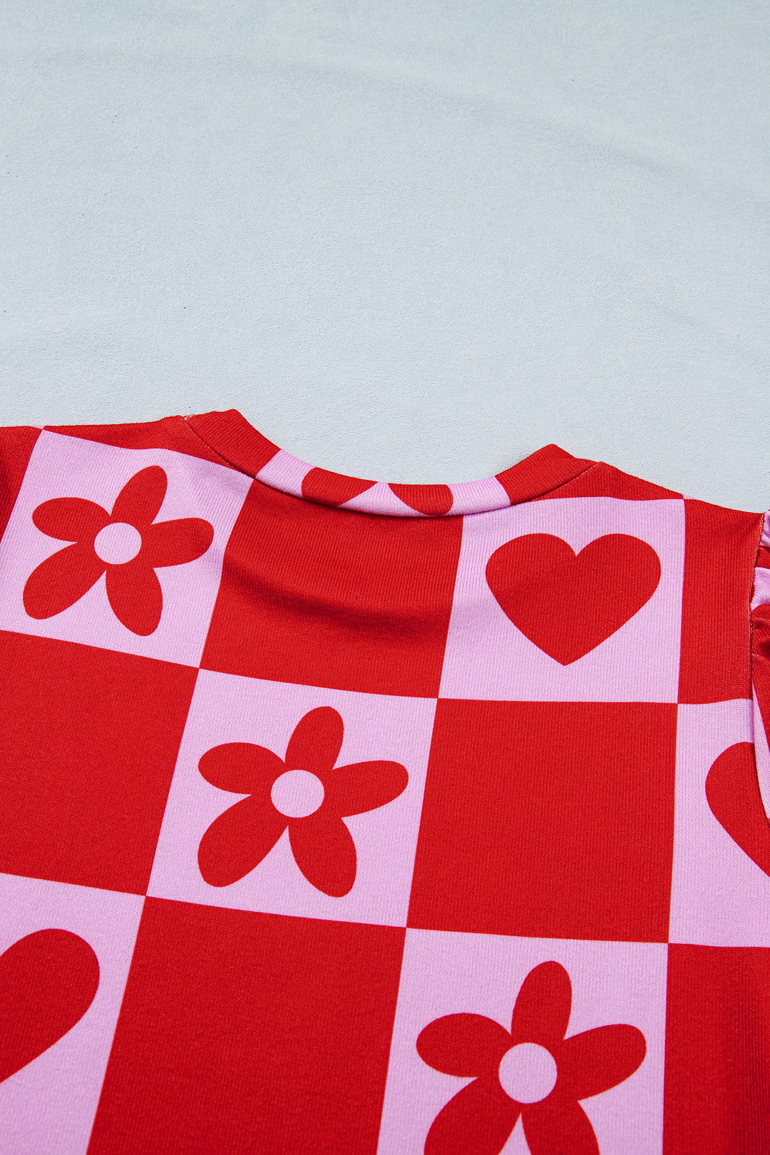 Red Heart Festive Valentine Blouse
