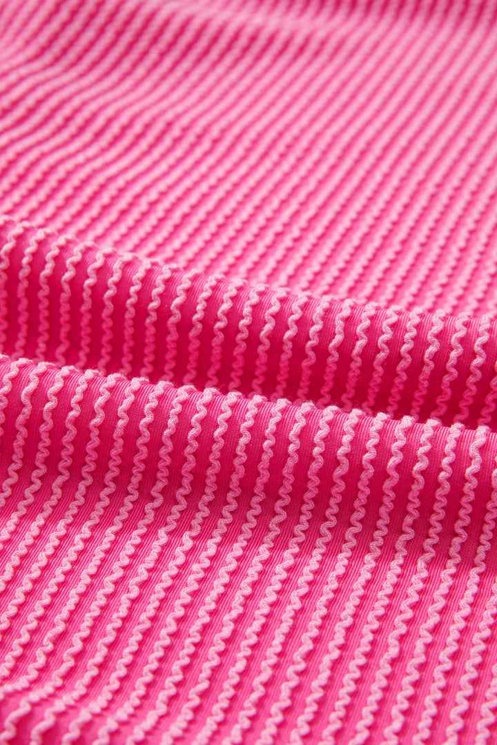 Leopard Patched Twisted Ribbed Western Casual Shacket