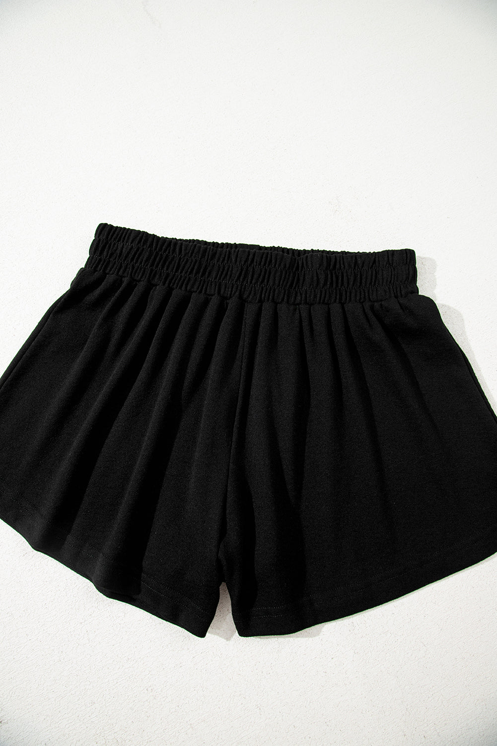 Black 3 Pcs Crop Tank Top Shorts with Cardigan Lounge Set