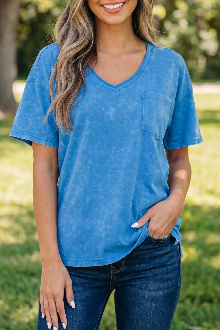 Cotton Mineral Wash T Shirt
