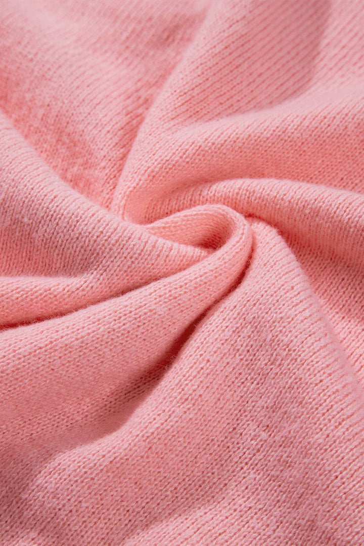 a close up view of a pink fabric