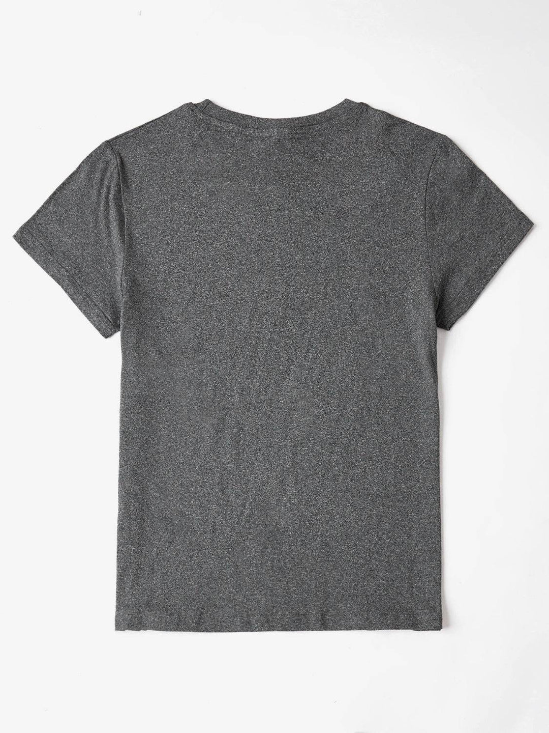 a grey t - shirt on a white background
