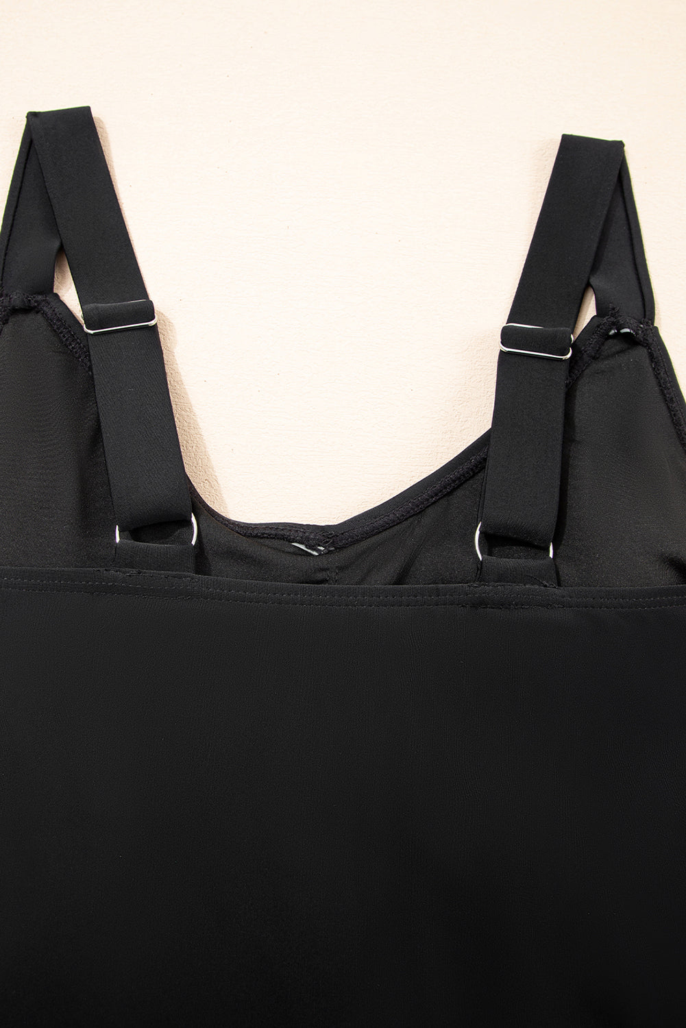 Adjustable Straps Cutout Ruched Knot Slit One Piece Swim Dress