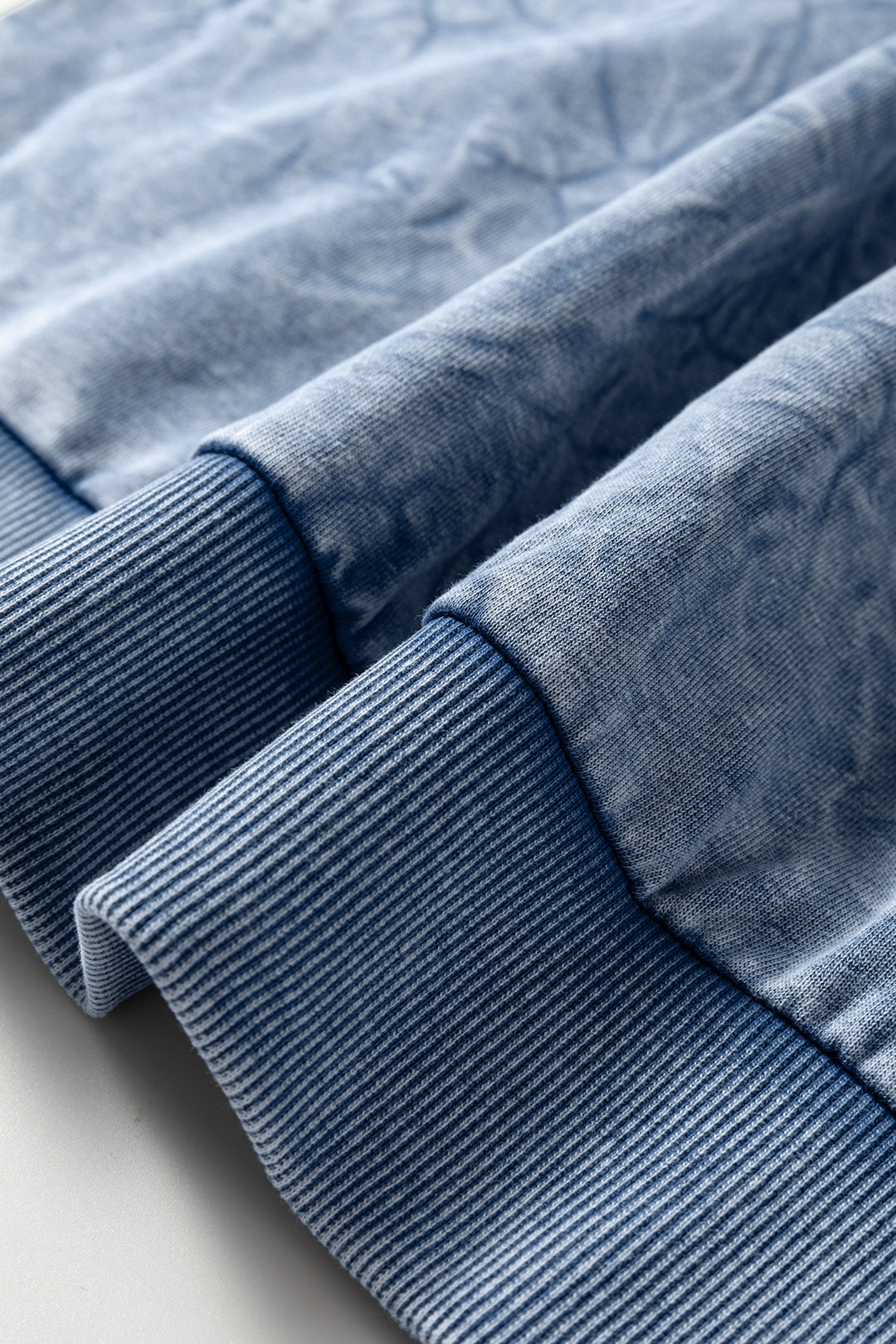 saved by grace Letter Embroidery Mineral Wash Loose Sweatshirt