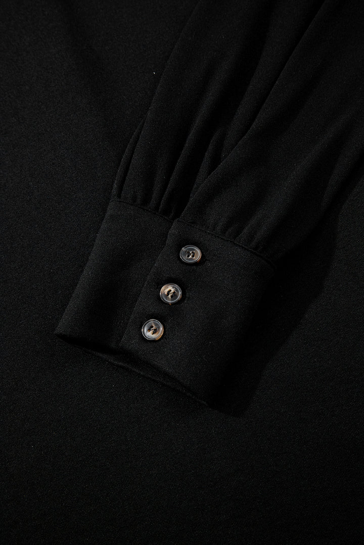 Black 3 Pcs Crop Tank Top Shorts with Cardigan Lounge Set