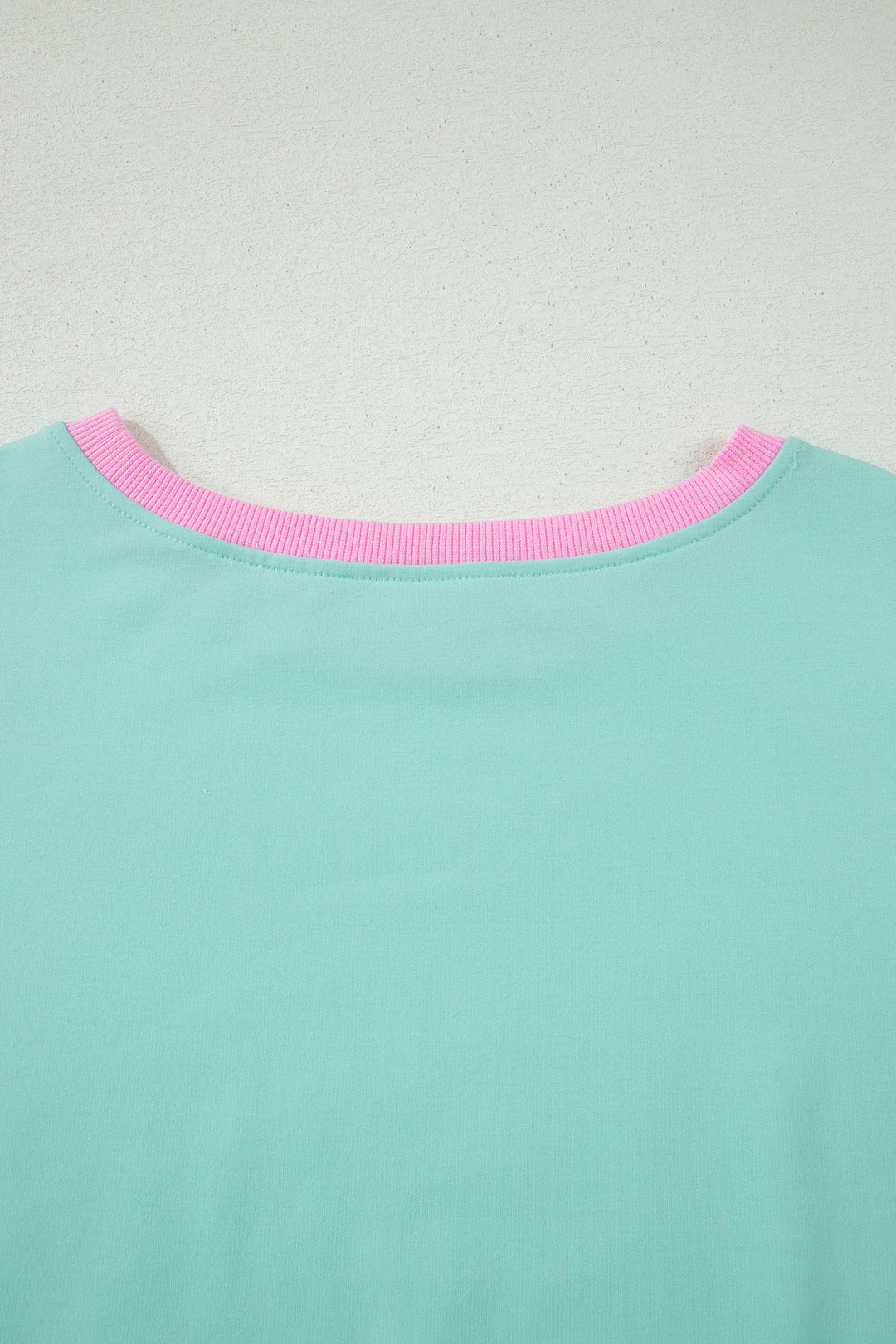 Colorblock Edge Drop Shoulder T Shirt and Skort 2Pcs Set