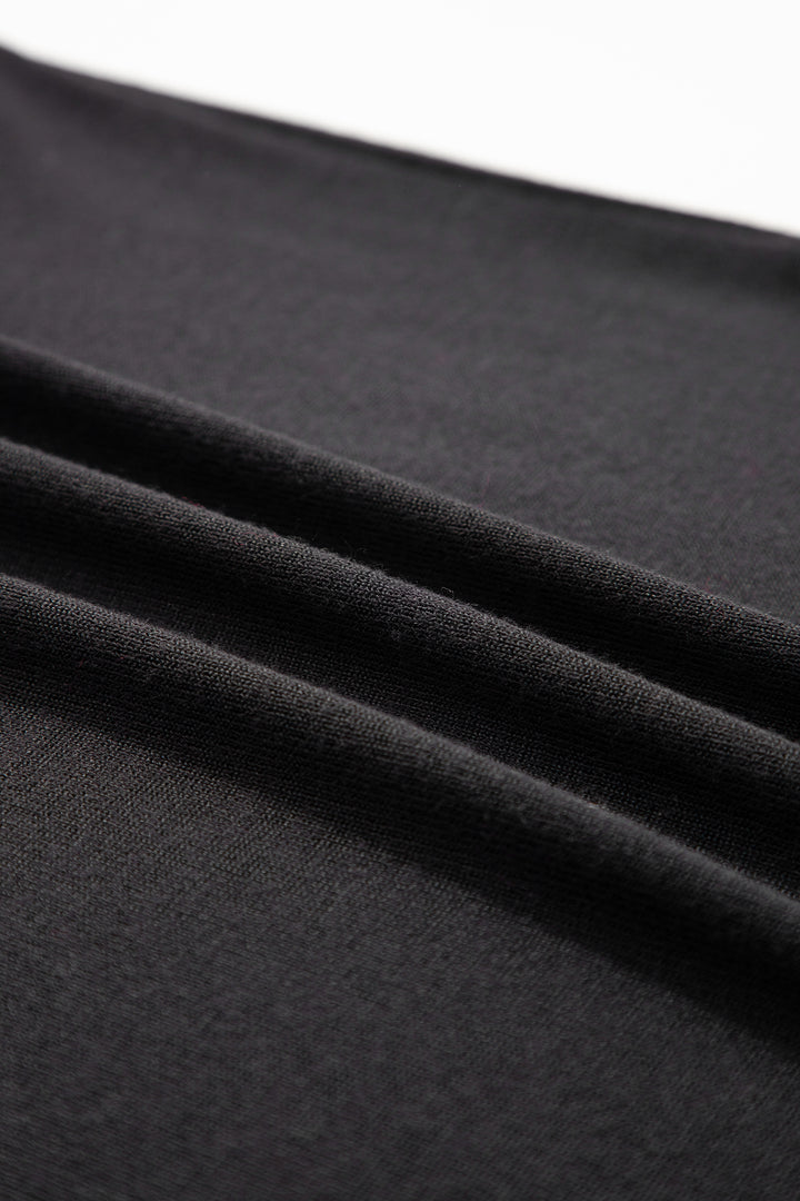 Khaki Leopard Puff Sleeve Patchwork Top