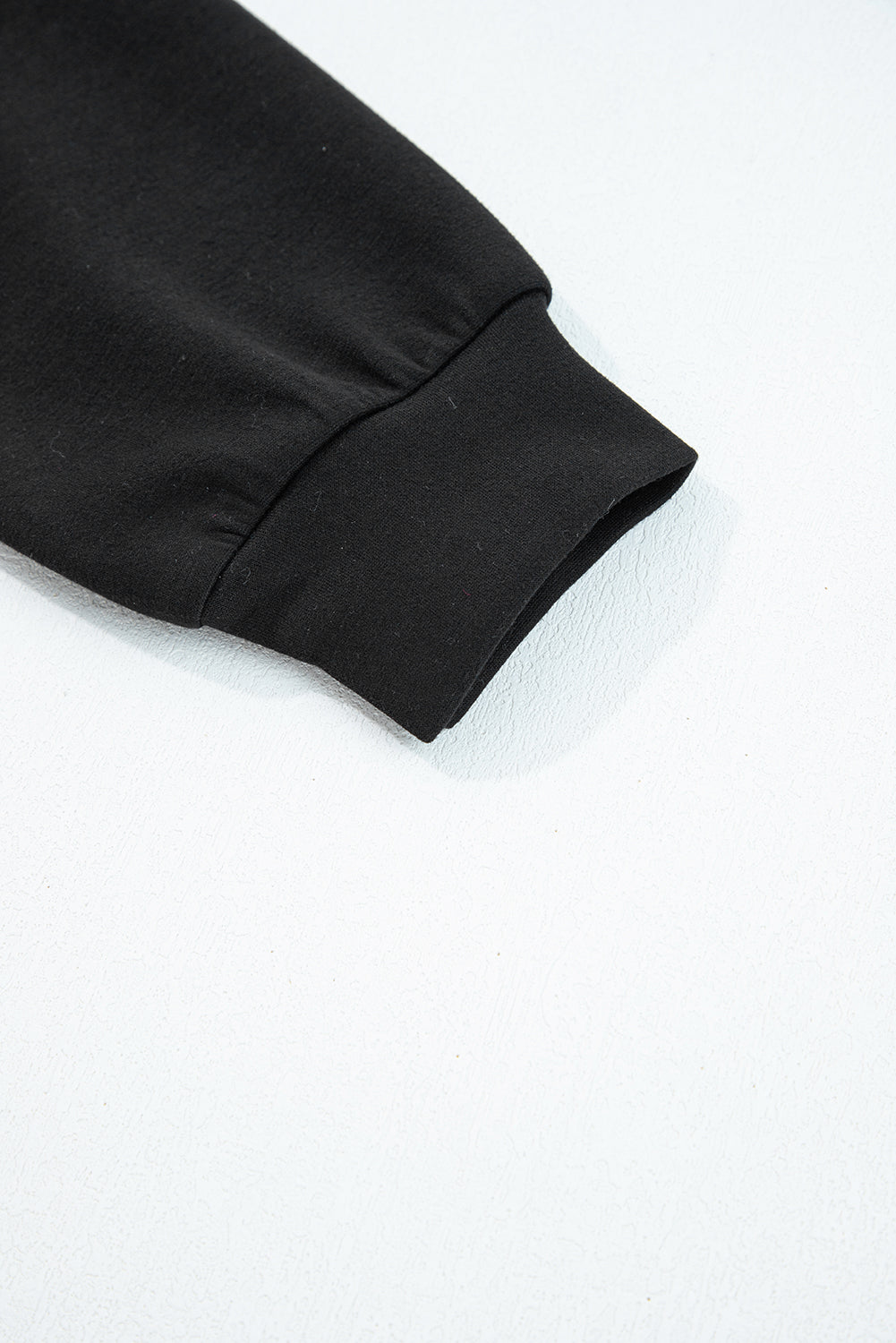 Zip Collar Long Sleeve Top Drawstring Pants Set