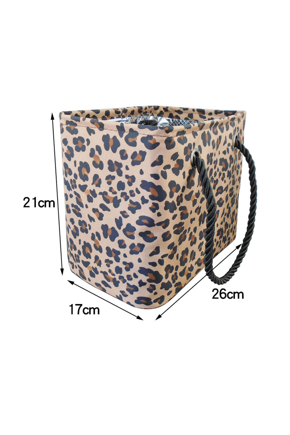 Leopard Waterproof Canvas Toiletry Bag