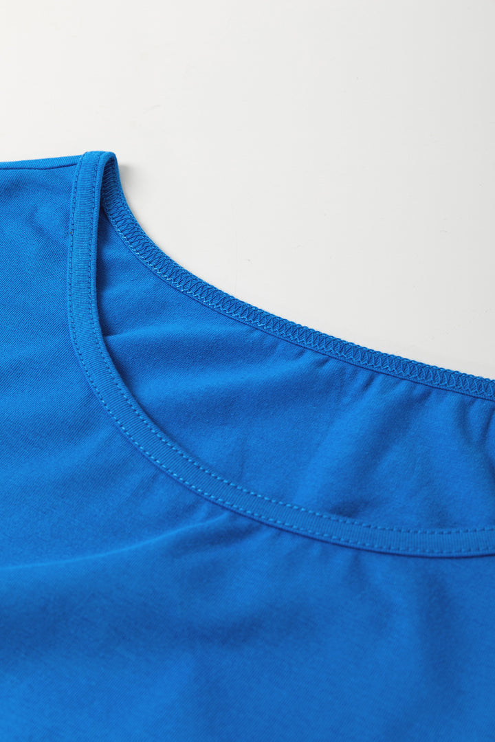 Sachet Pink Butterfly Graphic Summer Tank Top