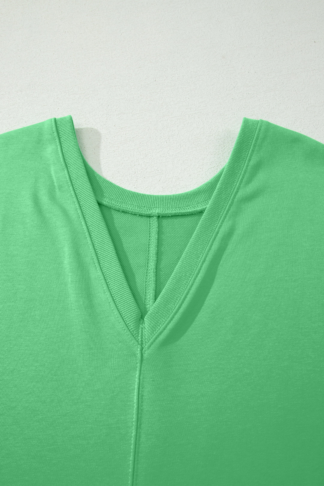 Solid Color Raw Edge Half Sleeve Pocketed Loose Romper