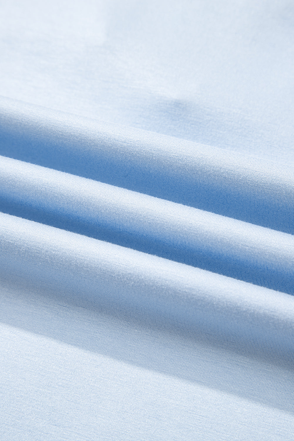 Color Contrast Ruffled Sleeve Collared V Neck Blouse