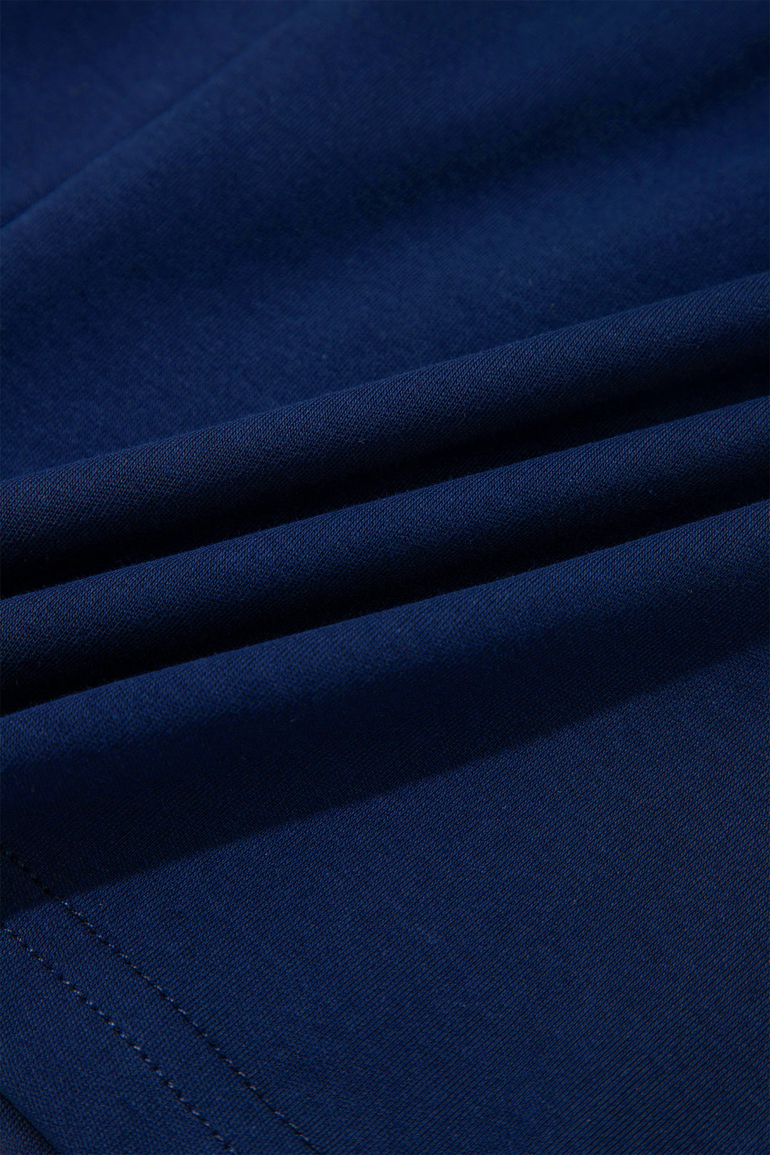 Dirty blue Contrast Trim U Neck Sleeveless Mini Dress