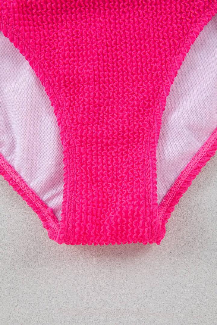 a close up of a woman's pink underwear