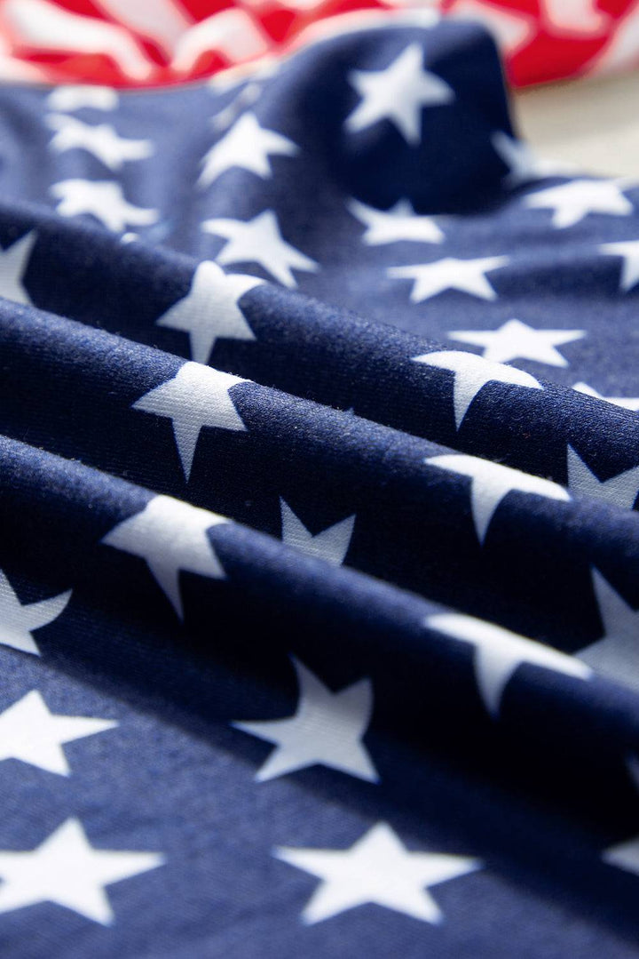 a close up of an american flag with stars on it