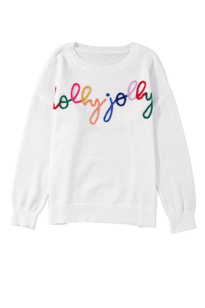 a white sweater with the word iceyjoy on it