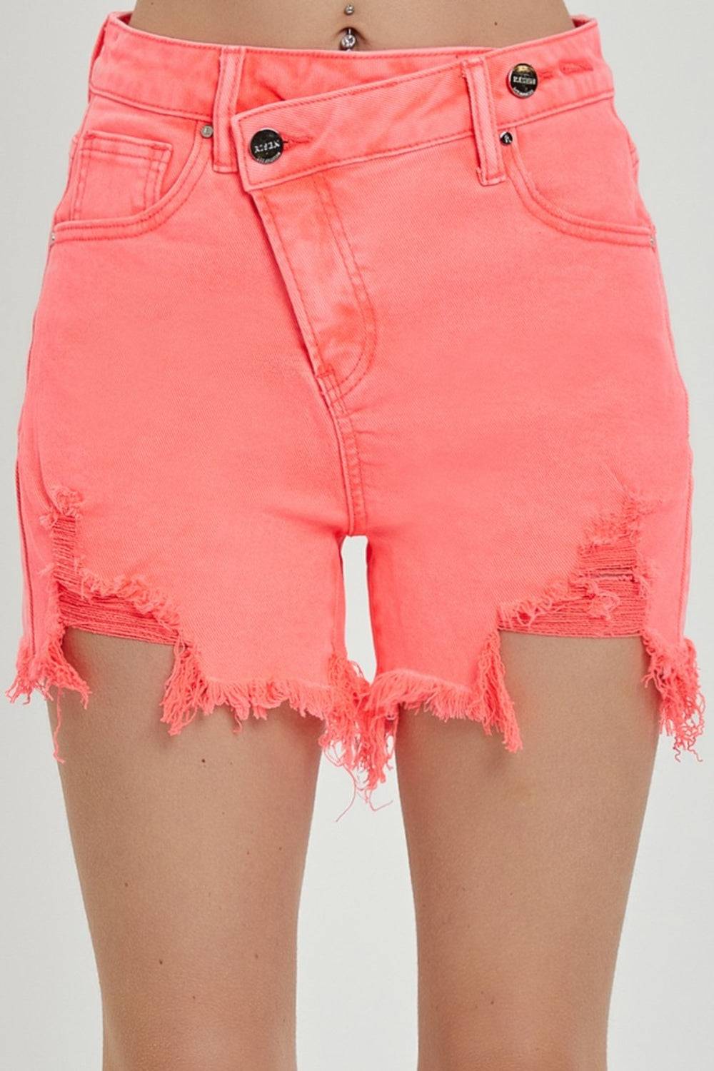 a woman's shorts with a hole in the side
