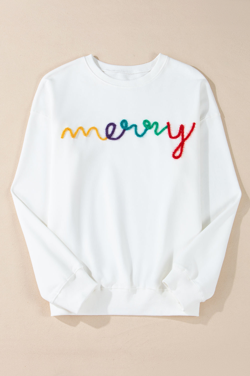 MERRY Graphic Pullover Sweatshirt