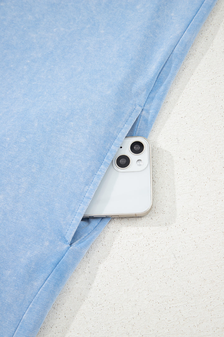 Mineral Wash Tank Mini Dress with Pockets