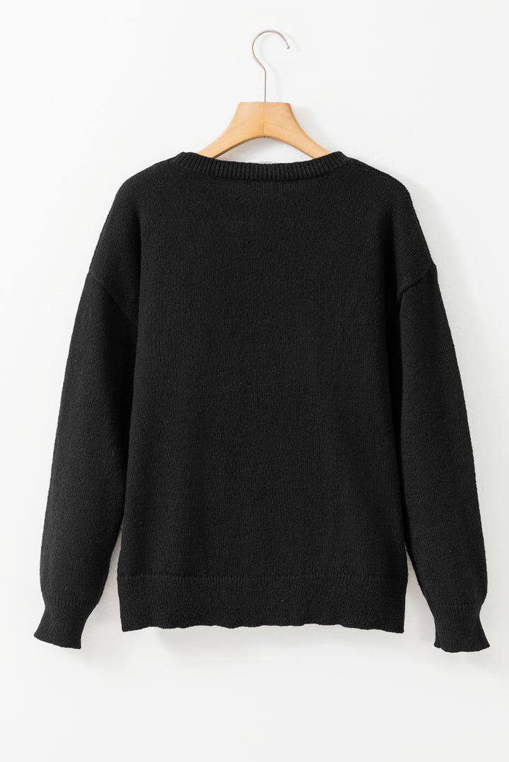 Dahlia Round Neck Casual Sweater