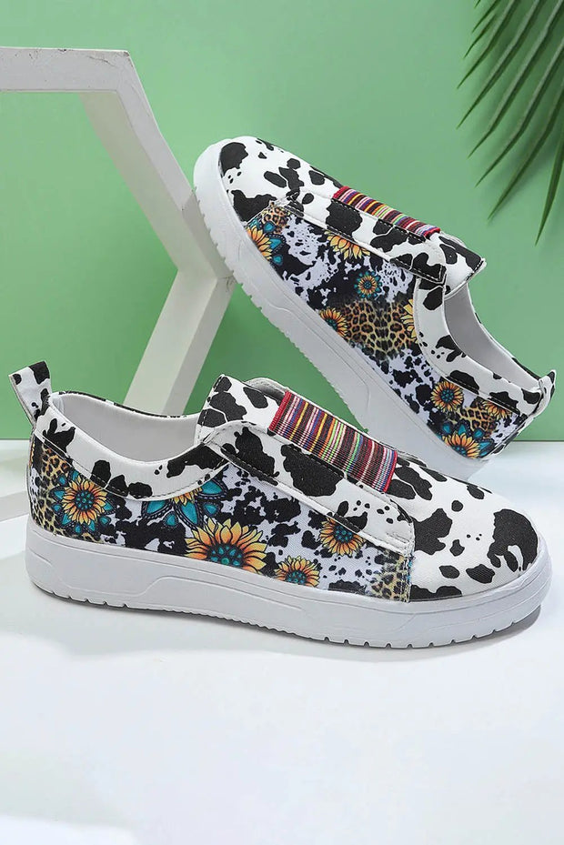 Multicolor Casual Spots Serape Sneakers -