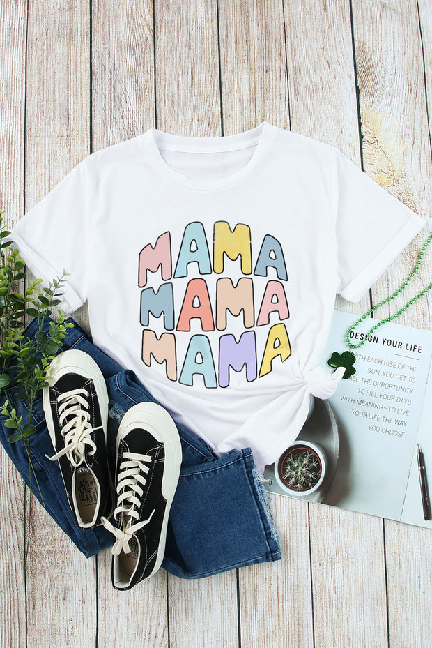 a t - shirt with the words mama mama on it