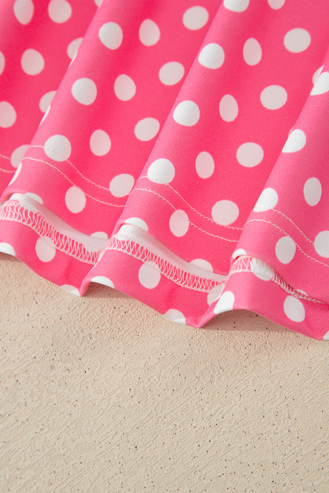 Polka Dot Print Slim Tank Loose Pants 2pcs Outfit