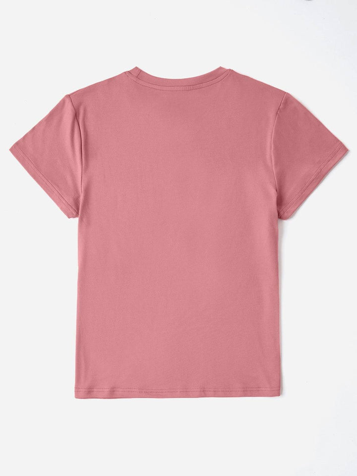 a pink t - shirt on a white background