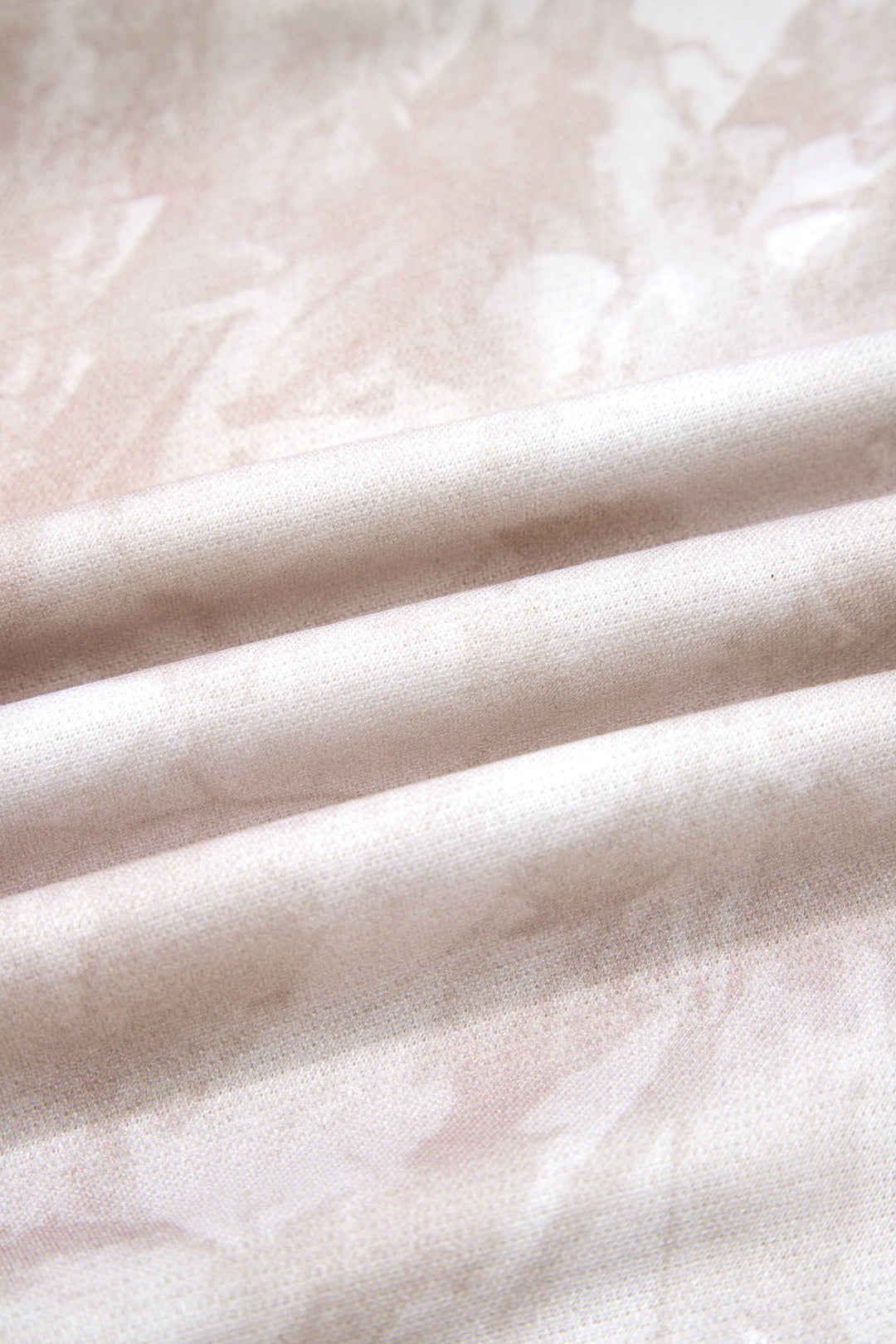 White Abstract Woodland Print Balloon Sleeve Pullover Drawstring Mini Skort Set