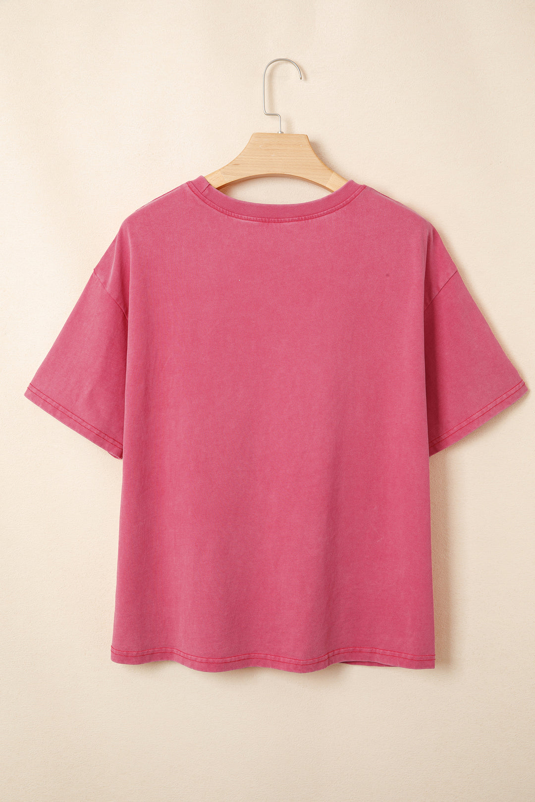 Independence Day Star Printed Mineral Wash T Shirt