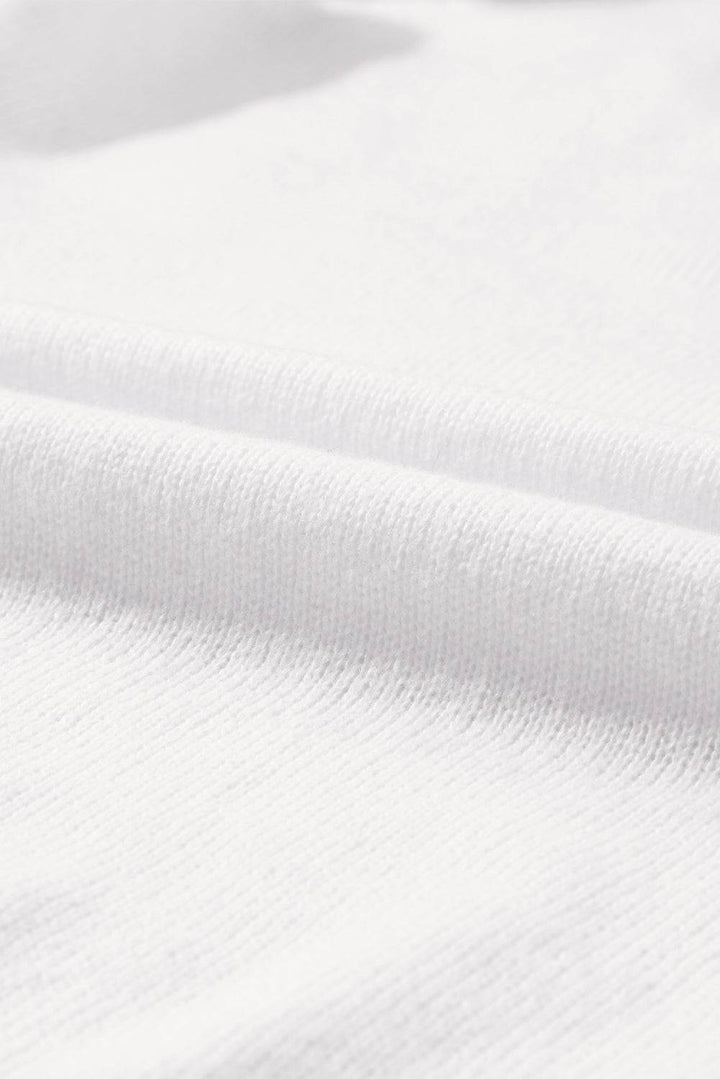 a close up of a plain white shirt